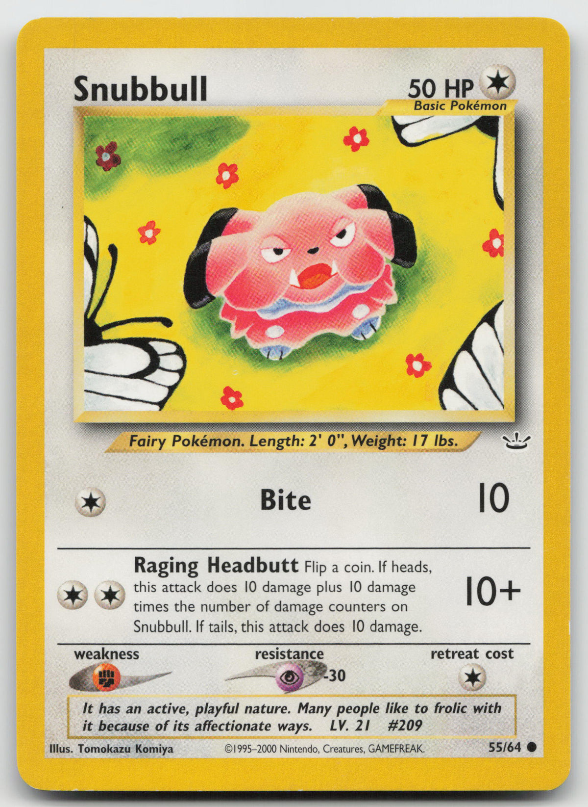 Snubbull Common Unlimited Neo Revelation 55/64 LP