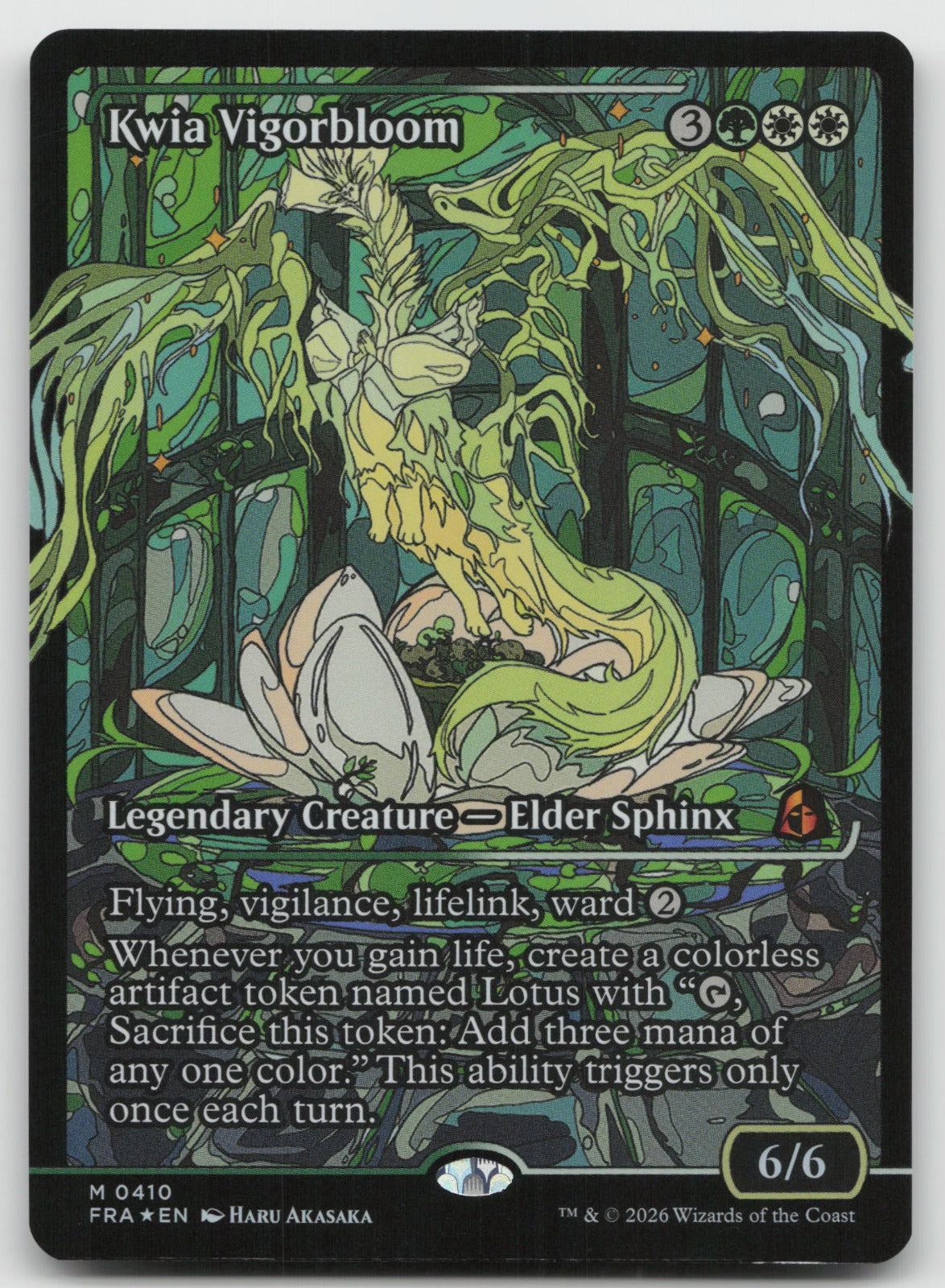 Kwia Vigorbloom (Showcase) M Foil Reality Fracture 410 NM