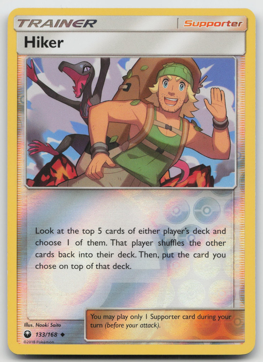 Hiker Reverse Holo Uncommon SM - Celestial Storm 133/168 NM