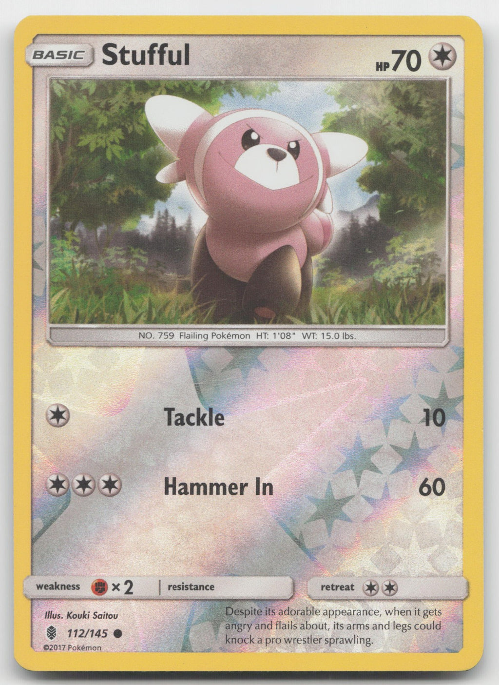 Stufful Reverse Holo Common SM - Guardians Rising 112/145 LP