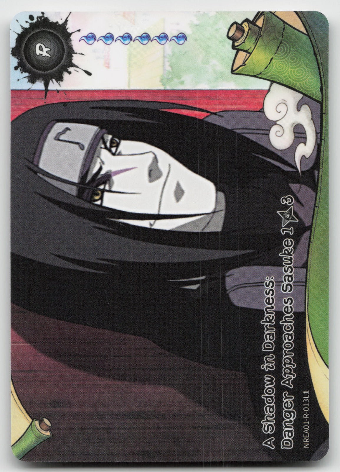 A Shadow In Darkness Danger Approaches Sasuke 1/3 Base R Earth Scroll 1 013L1 NM