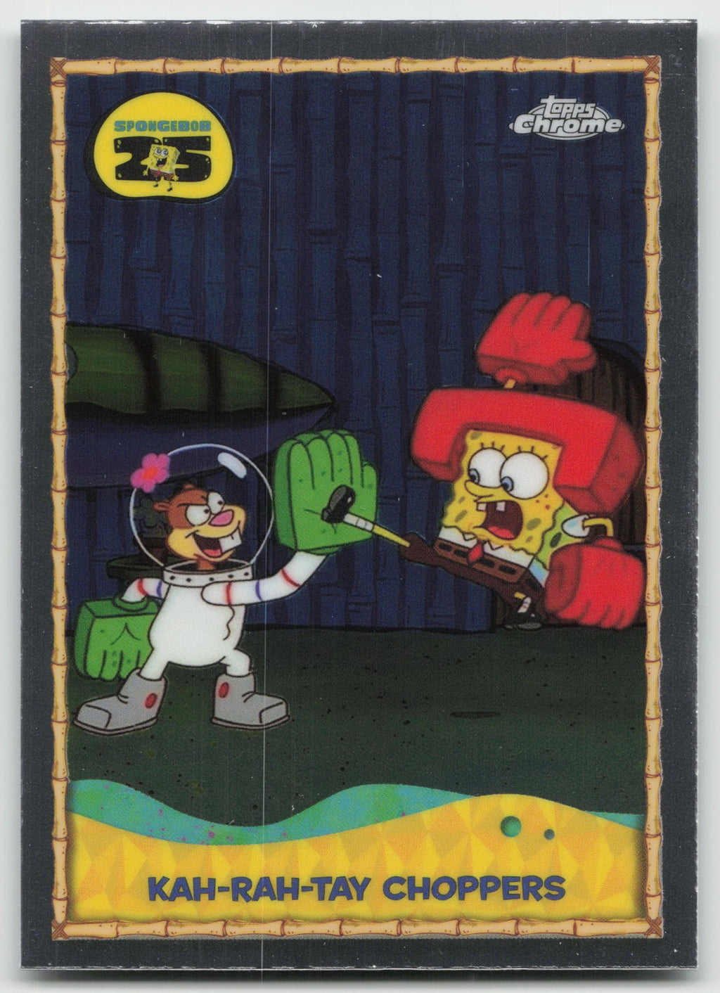 Karate Choppers Base Topps Chrome SpongeBob SquarePants 25th Anniversary 25-7 NM