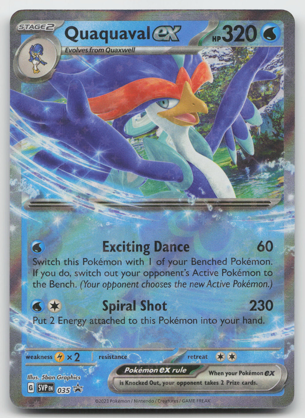 Quaquaval ex - Holo SV: Scarlet & Violet Promo Cards SVP035 NM