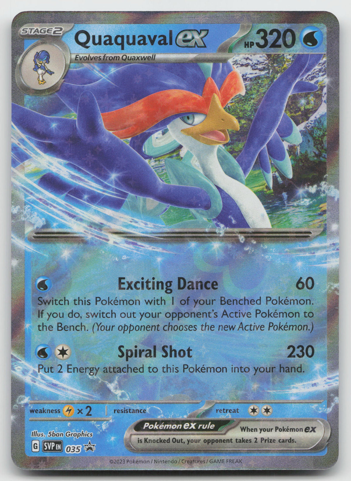 Quaquaval ex - Holo SV: Scarlet & Violet Promo Cards SVP035 NM