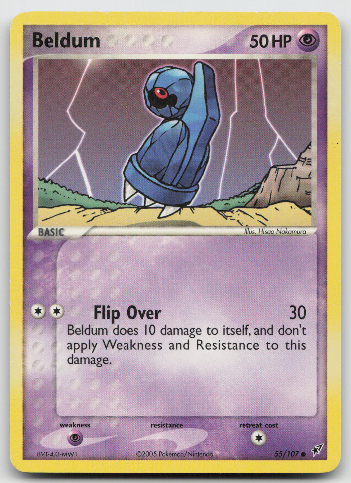 Beldum Common Normal Deoxys 55/107 MP