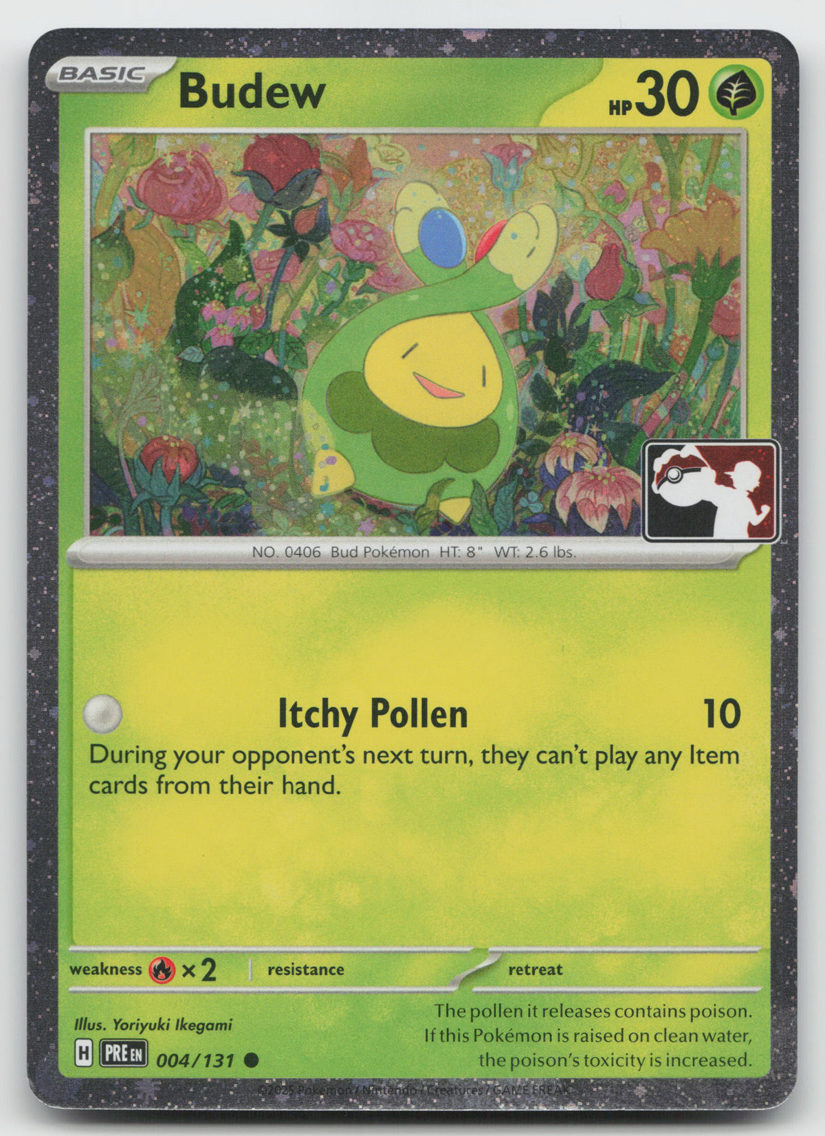 Budew Common Holo Prize Pack Series Prismatic Evolutions 004/131 NM
