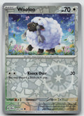 Wooloo Common Reverse Holo SV07: Stellar Crown 124/142 NM
