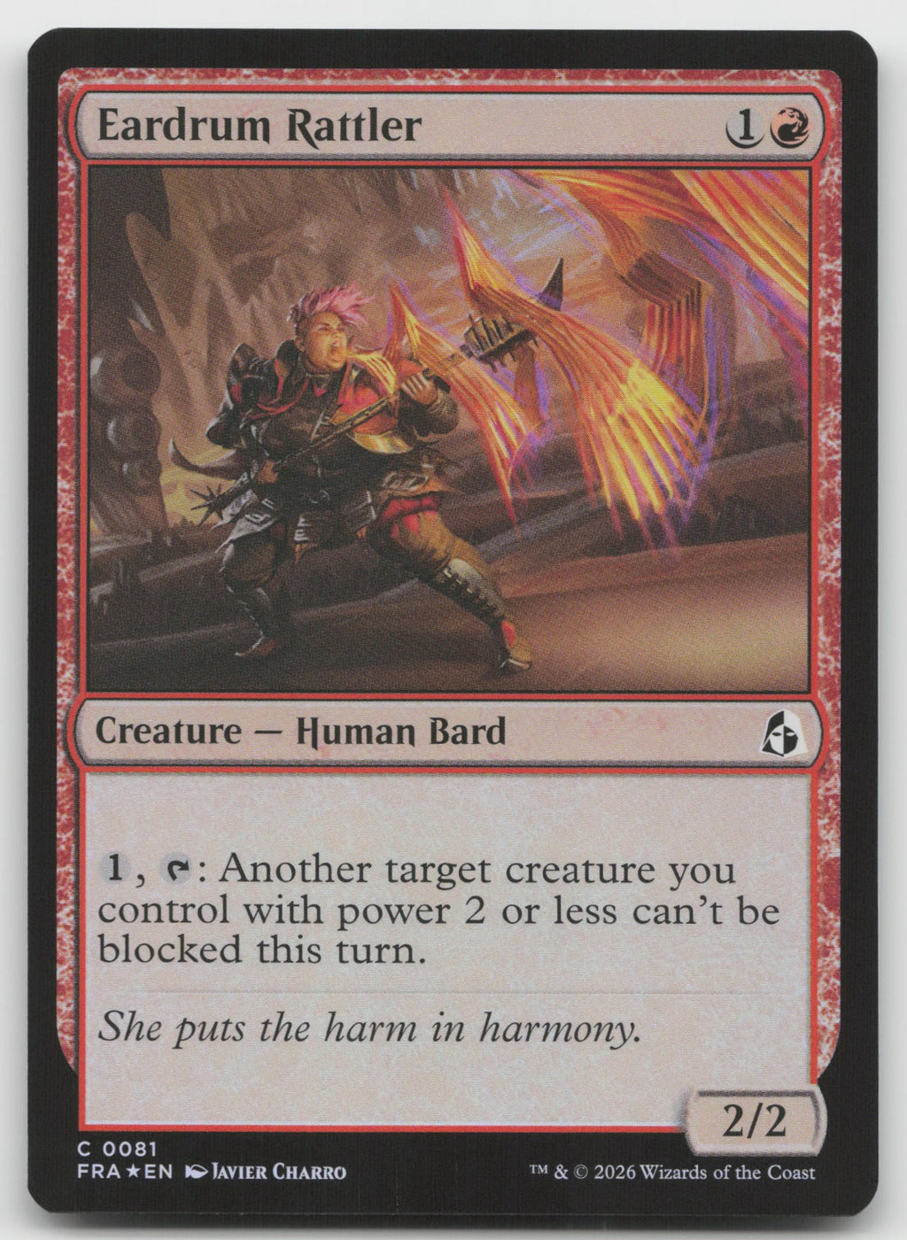 Eardrum Rattler C Foil Reality Fracture 81 NM