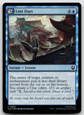 Lost Days C Foil Avatar: The Last Airbender 0062 NM
