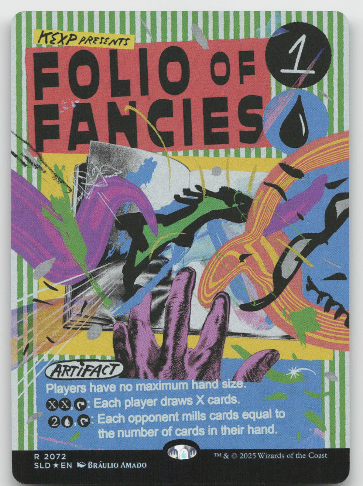Folio of Fancies (Rainbow Foil) R Foil Secret Lair Drop Series 2072 NM