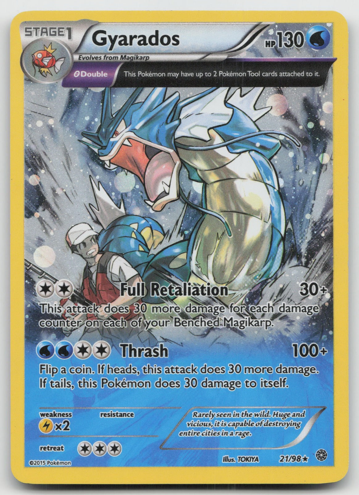 Gyarados (Cosmos Holo) XY Ancient Origins 21/98 LP