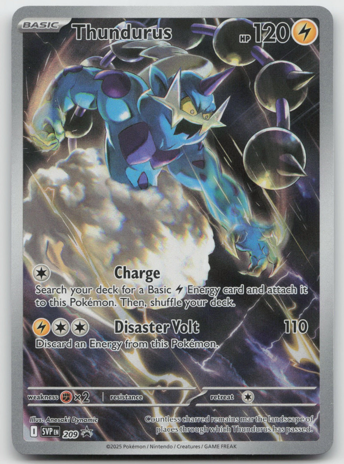 Thundurus Holo SV: Scarlet & Violet Promo Cards SVP209 NM
