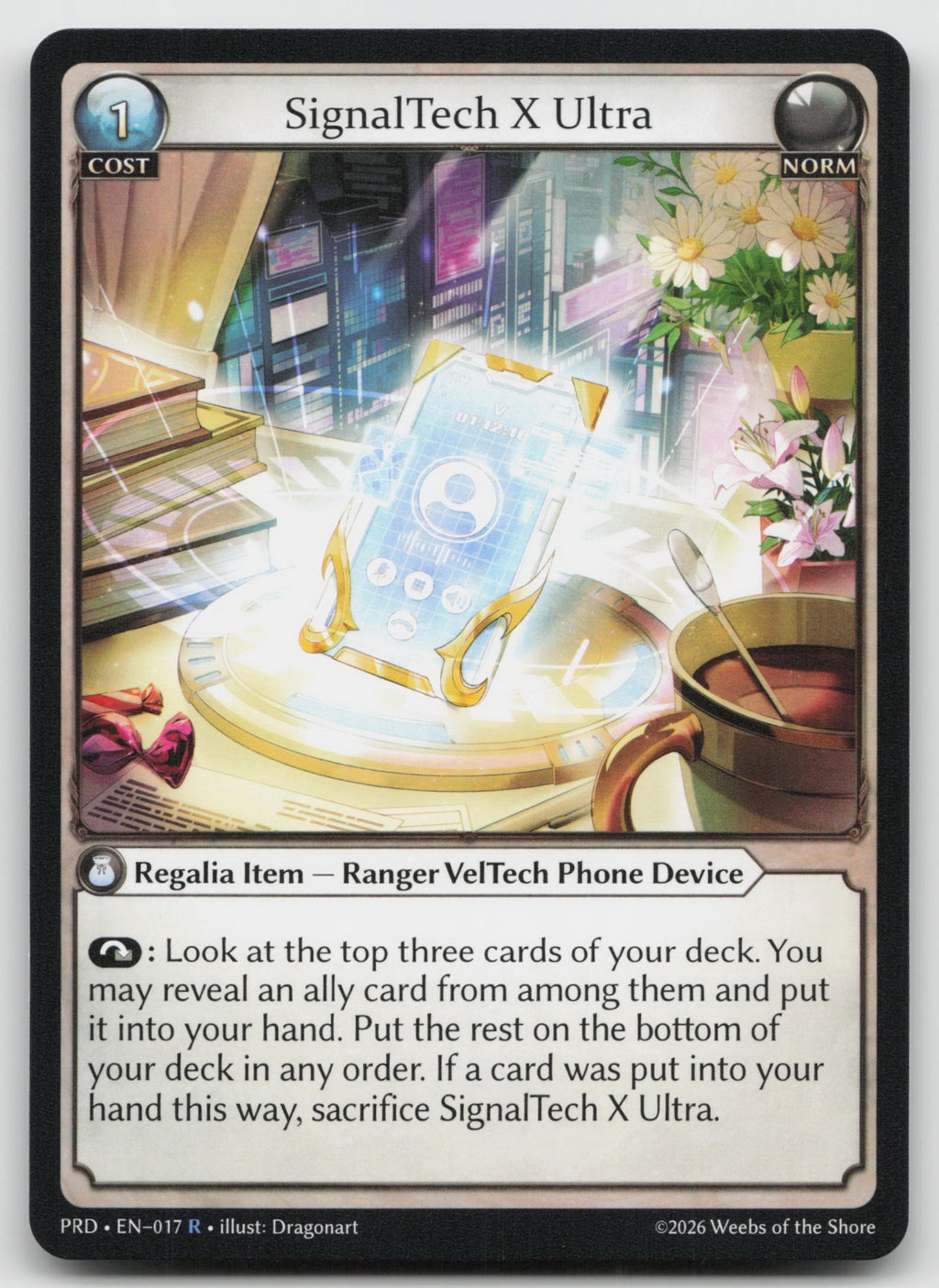 SignalTech X Ultra Rare .asphodel/paradise 017 NM