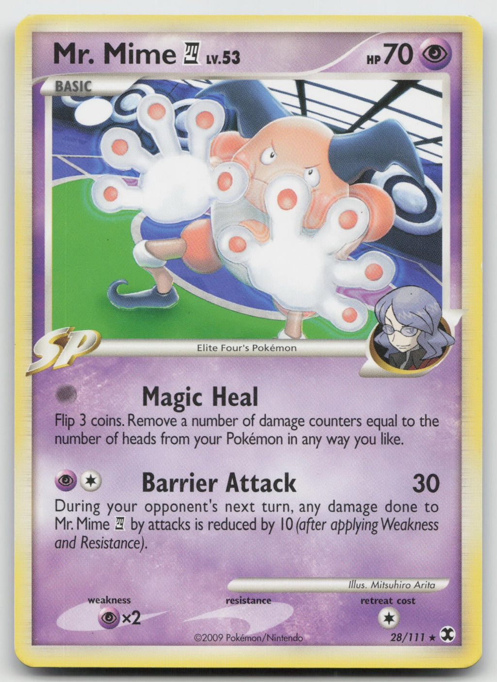 Mr. Mime E4 Rare Rising Rivals 28/111 LP
