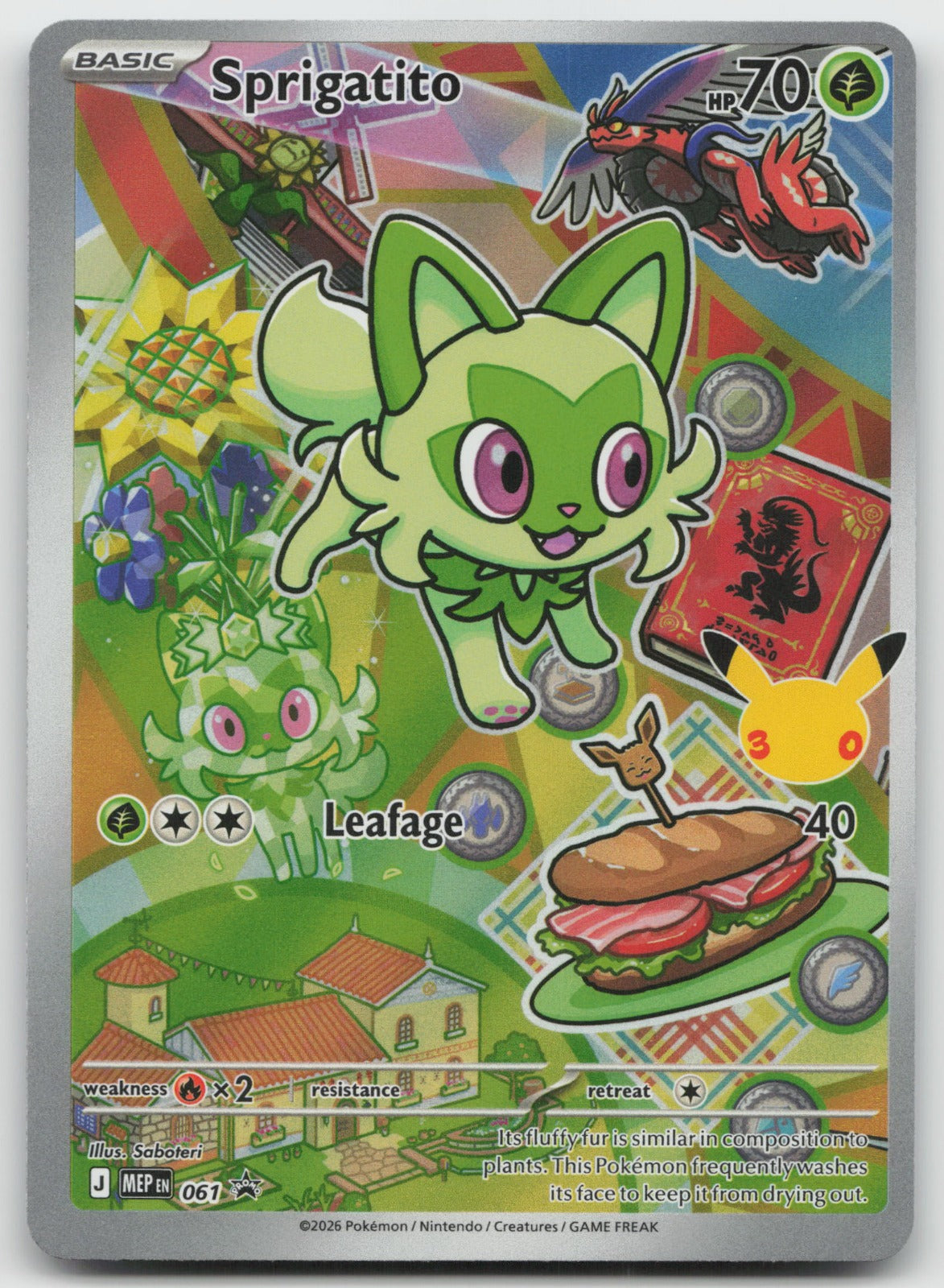Sprigatito Holo ME: Mega Evolution Promo MEP061 NM