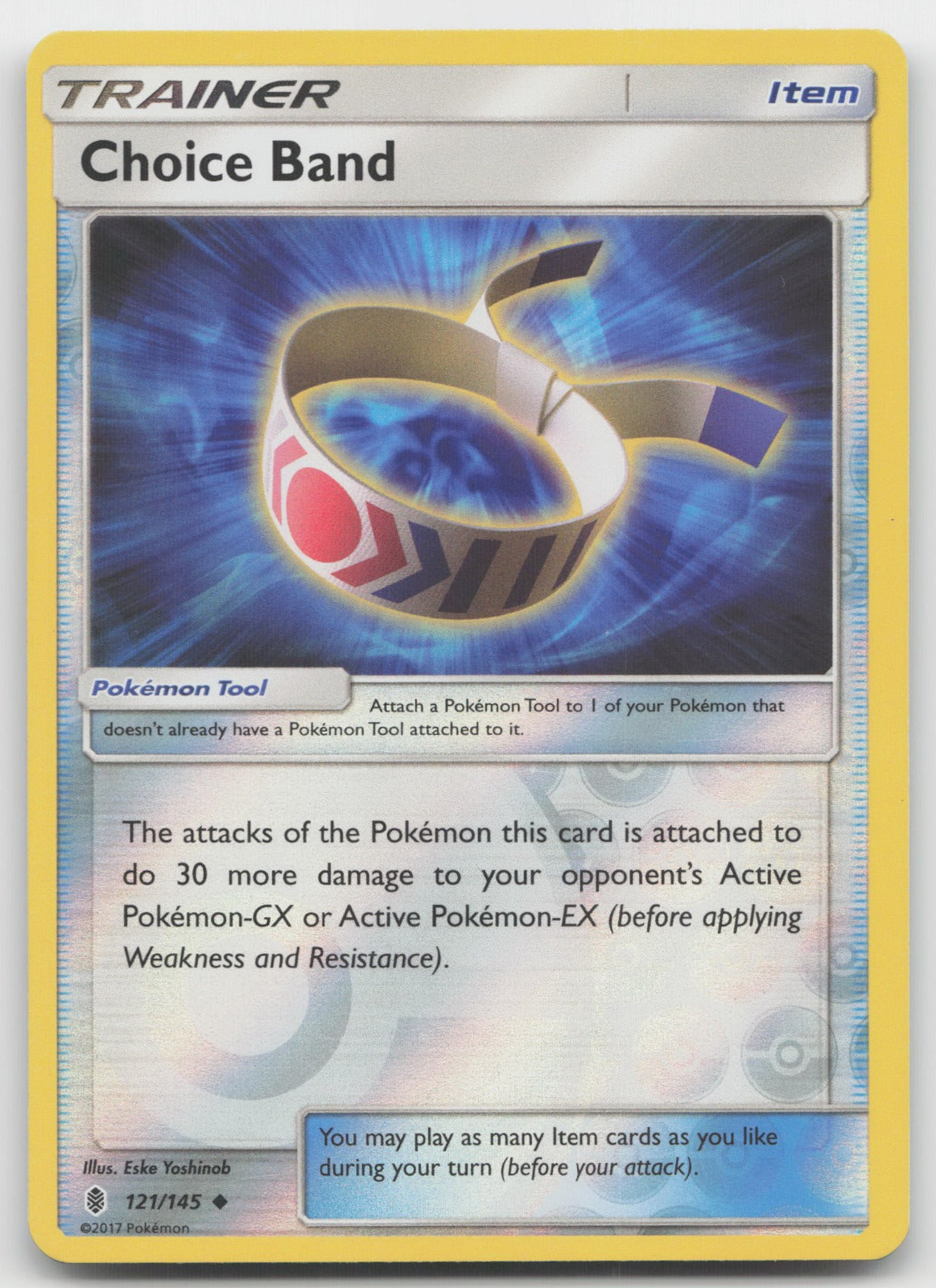 Choice Band Reverse Holo Uncommon SM - Guardians Rising 121/145 LP