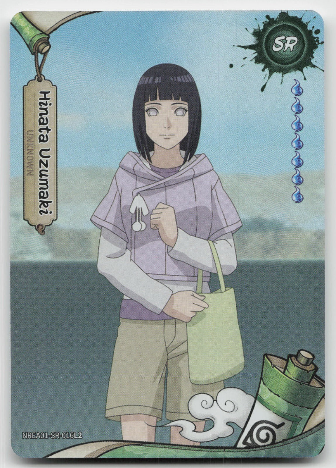 Hinata Uzumaki Base SR Earth Scroll Series 1 016L2 NM