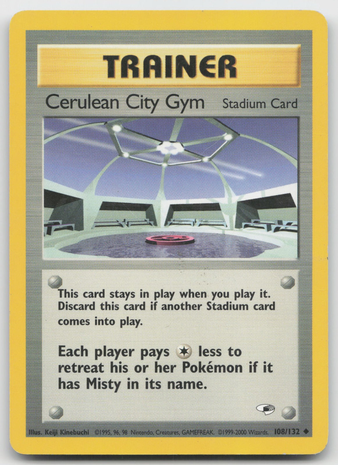 Cerulean City Gym Uncommon Unlimited Gym Heroes 108/132 DMG
