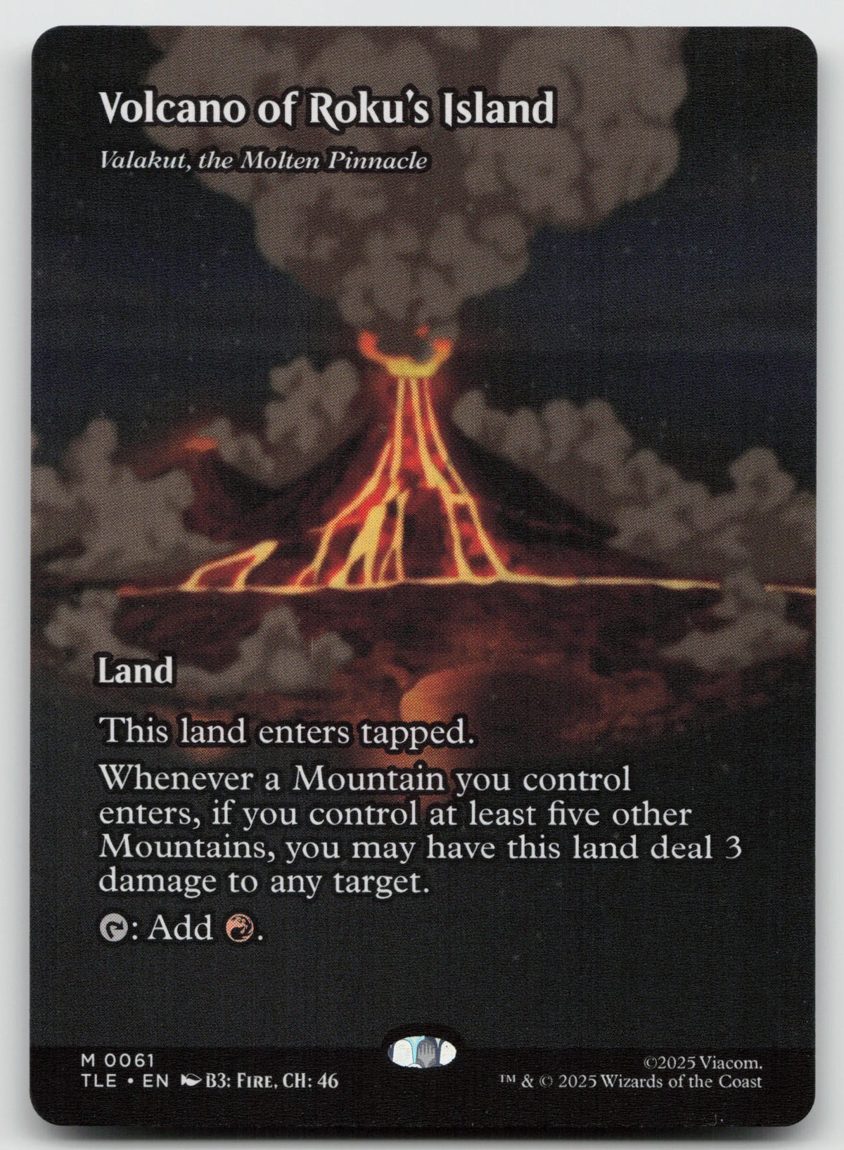 Volcano of Roku's Island - Valakut, the Molten Pinnacle (Borderless) M 0061