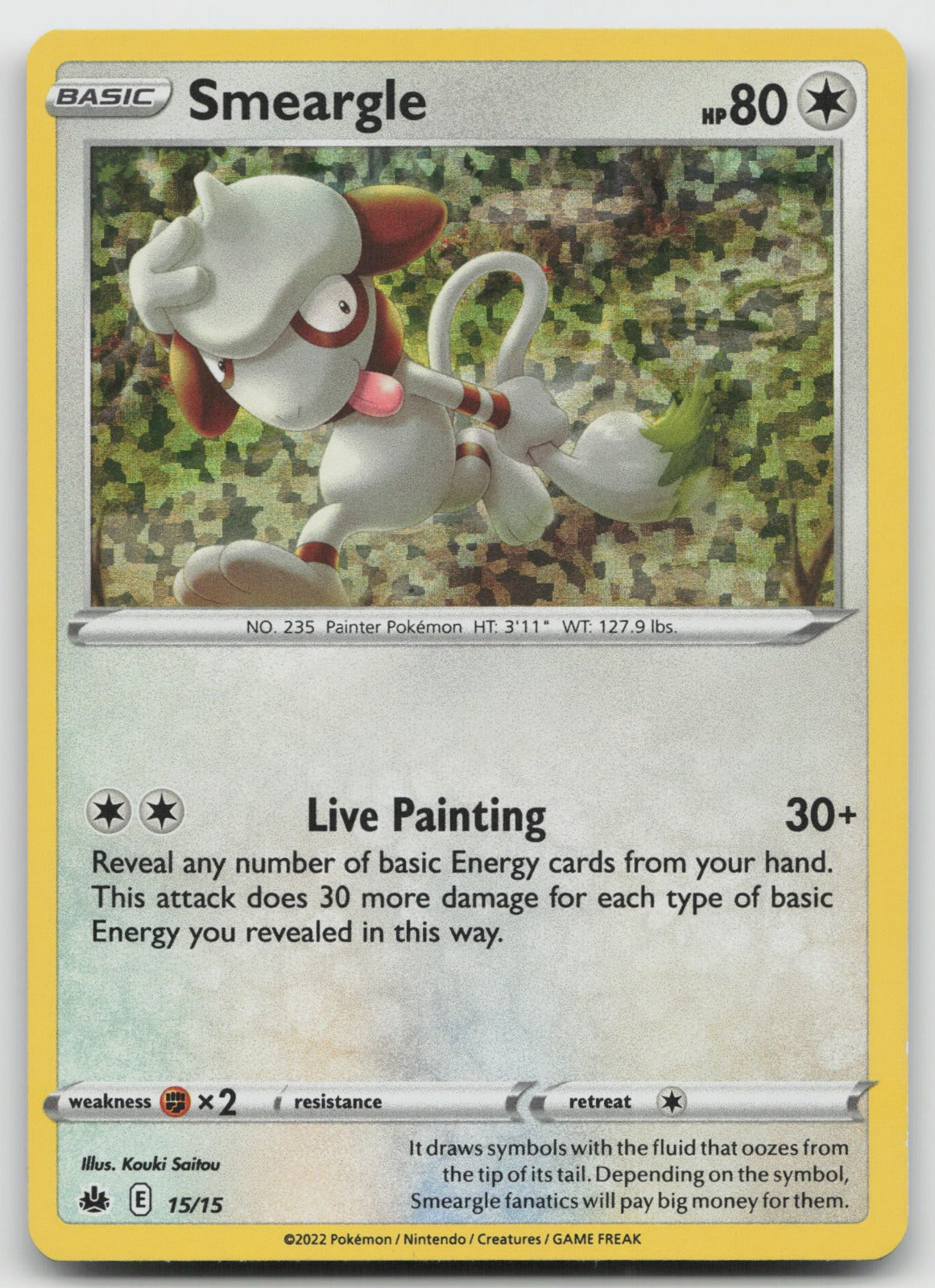Smeargle - Holo McDonald's Promos 2022 15/15 LP