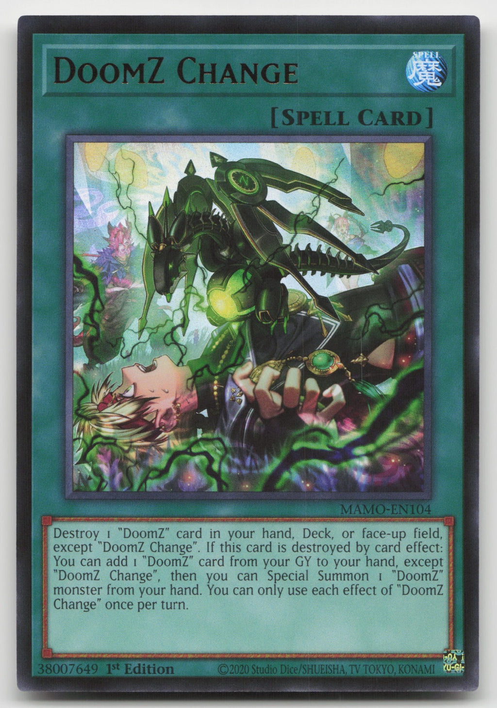 DoomZ Change 1st Edition Ultra Rare Magnificent Monsters MAMO-EN104 NM