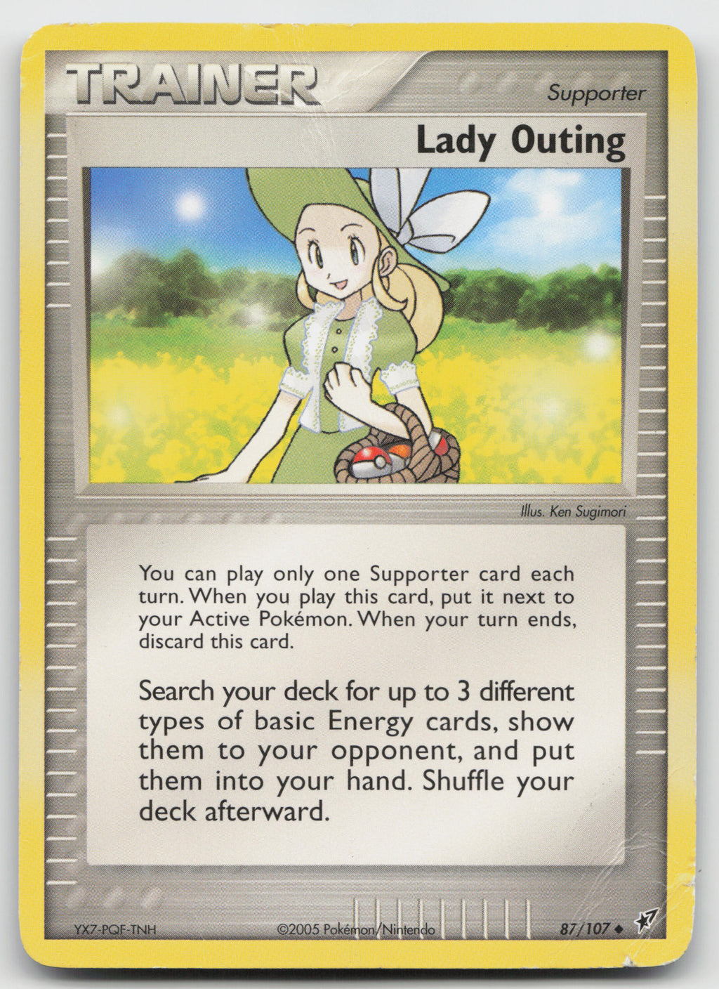 Lady Outing Uncommon Normal Deoxys 87/107 DMG