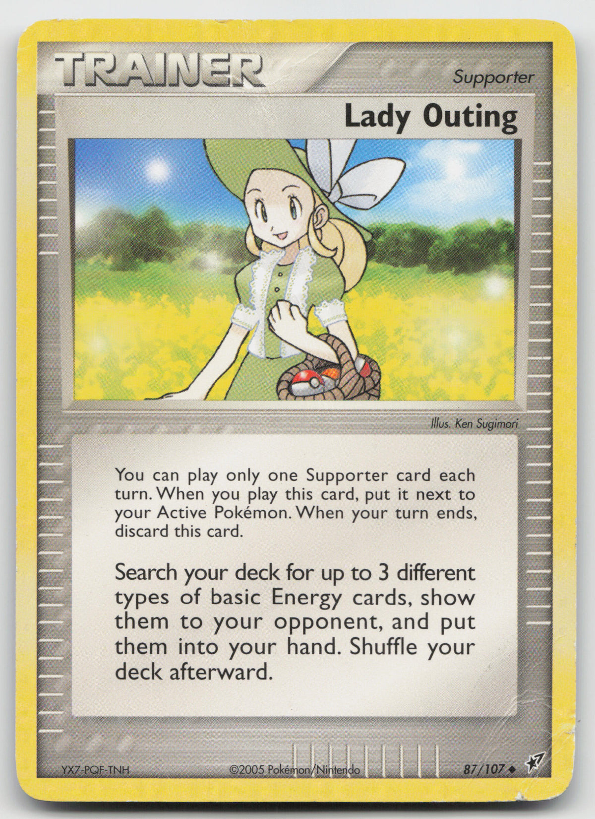 Lady Outing Uncommon Normal Deoxys 87/107 DMG