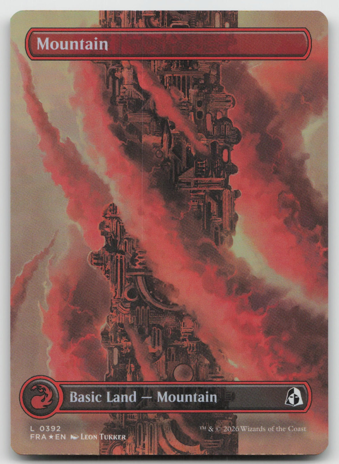 Mountain (Borderless) L Foil Reality Fracture 392 NM