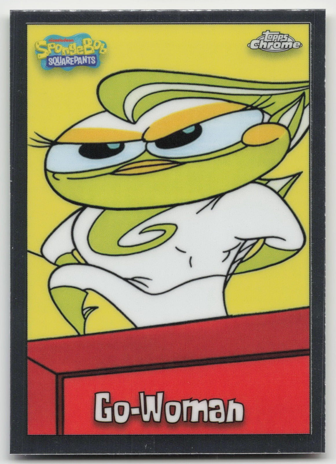 Go-Woman Base Topps Chrome SpongeBob SquarePants 25th Anniversary 141 NM