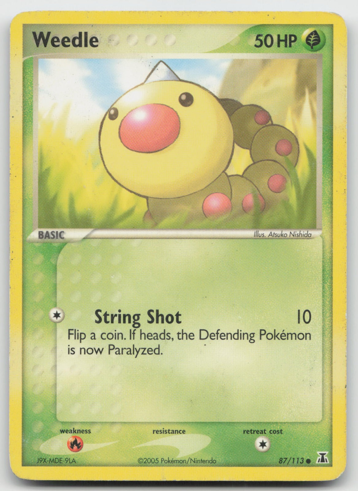 Weedle Common Delta Species 87/113 DMG