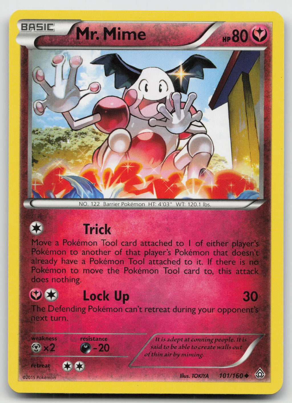 Mr. Mime Uncommon XY - Primal Clash 101/160 LP
