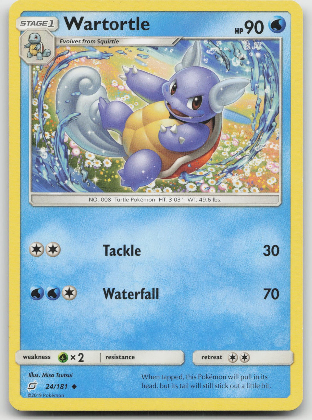 Wartortle Uncommon SM - Team Up 24/181 VLP
