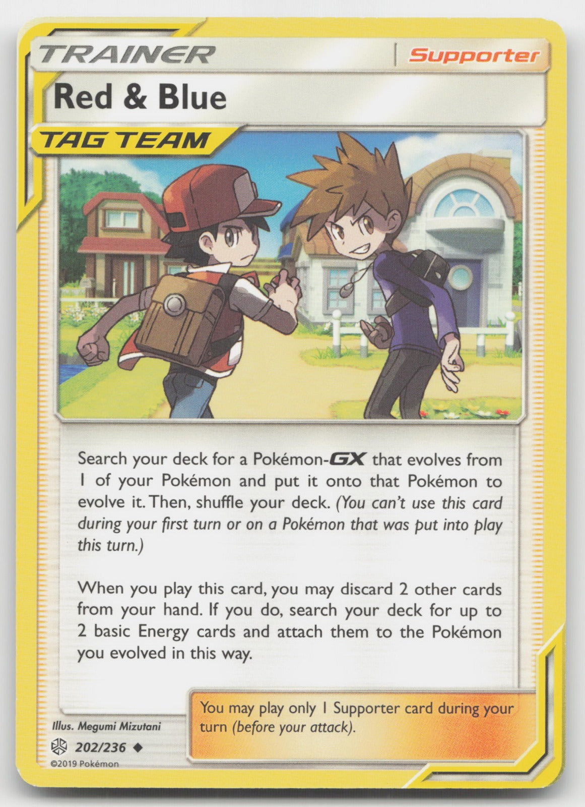 Red & Blue Uncommon SM - Cosmic Eclipse 202/236 NM