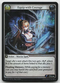 Equip with Courage Foil Common .asphodel/paradise 057 NM