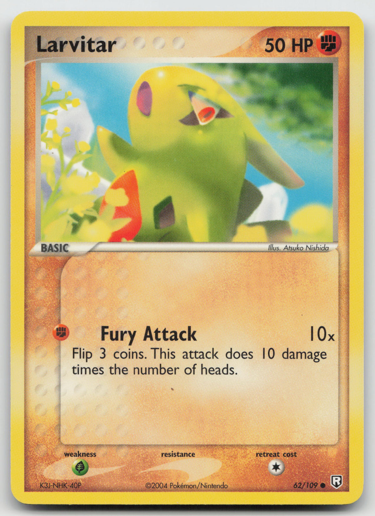 Larvitar Common Normal Team Rocket Returns 62/109 LP
