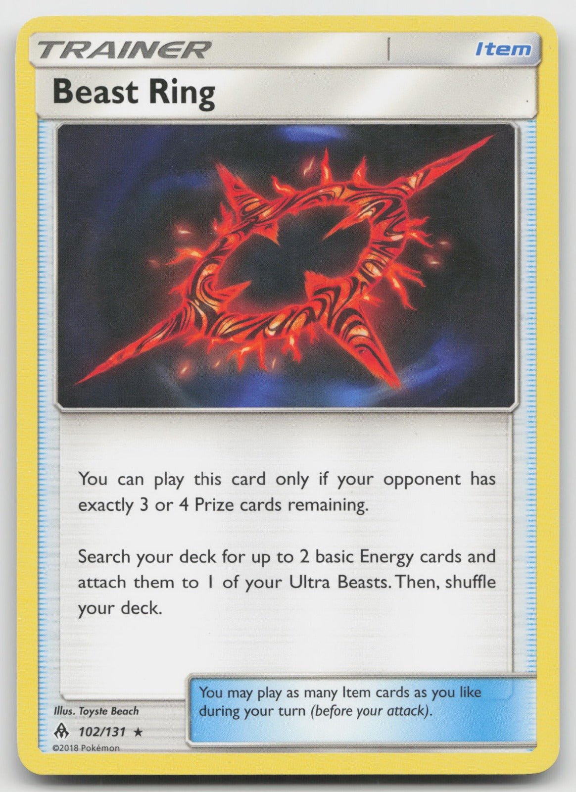 Beast Ring Rare SM - Forbidden Light 102/131 LP