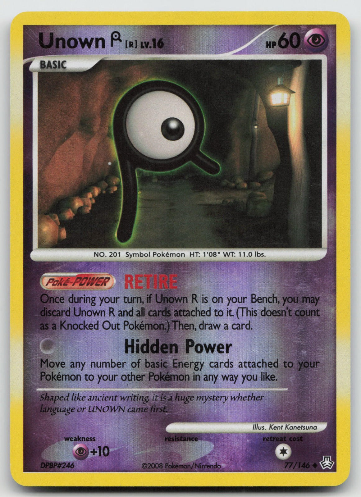 Unown (R) Uncommon Reverse Holo Legends Awakened 77/146 LP