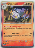 Chandelure Rare Reverse Holo SV06: Twilight Masquerade 038/167 NM