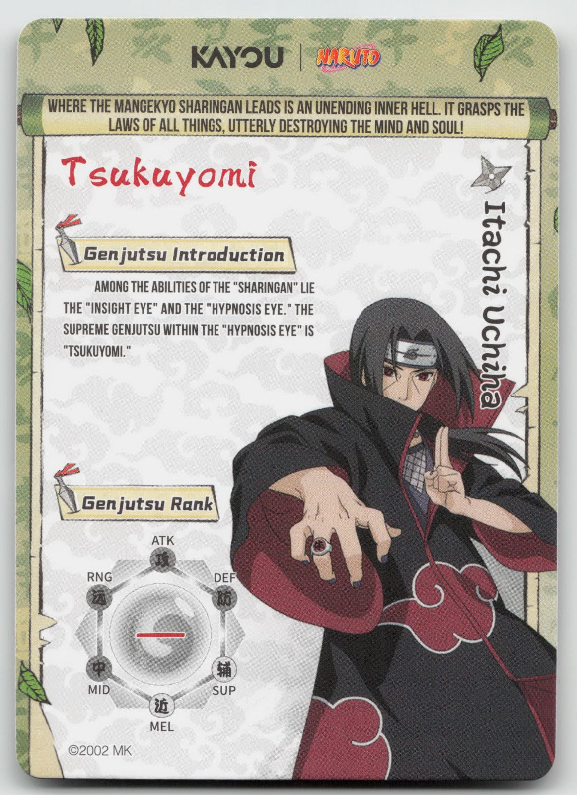 Itachi Uchiha SSR Chapter Jin Series 3 012L3 NM