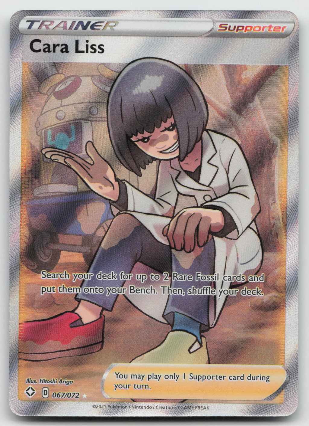 Cara Liss (Full Art) Ultra Rare Holo Shining Fates 067/072 NM