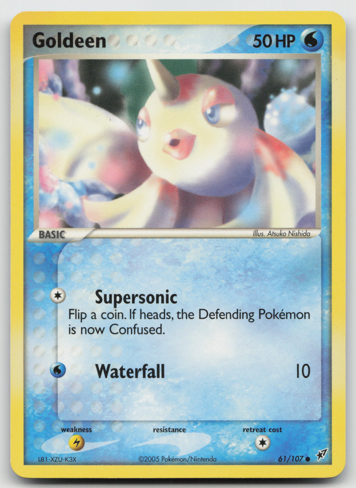 Goldeen Common Normal Deoxys 61/107 LP