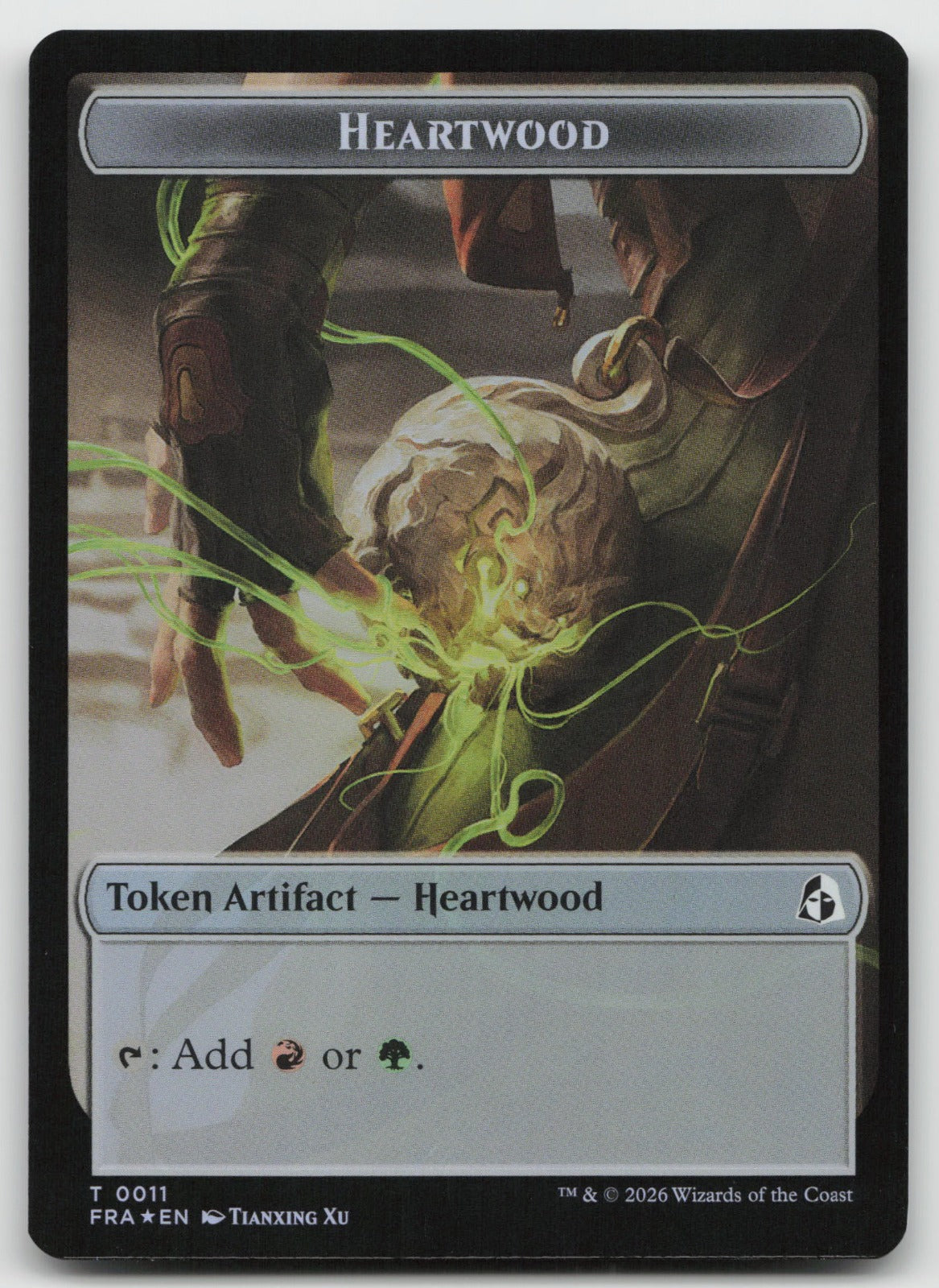 Heartwood // Thopter Double-Sided Token T Foil Reality Fracture 11 // 14 NM