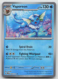 Vaporeon (Poke Ball Pattern) Rare Holo SV: Prismatic Evolutions 022/131 NM
