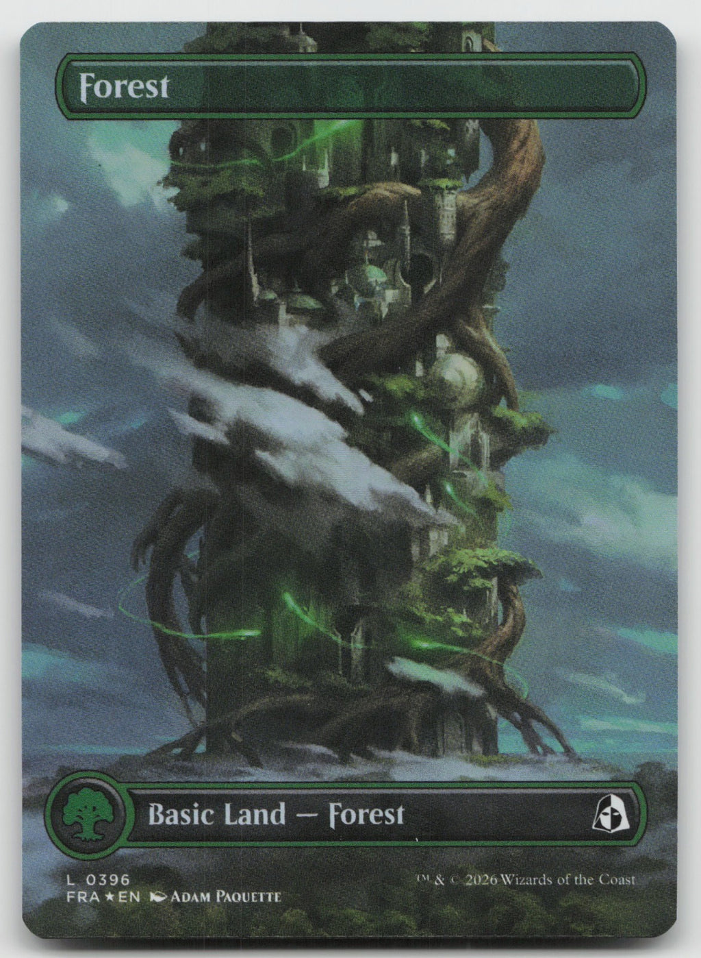 Forest (Borderless) L Foil Reality Fracture 396 NM