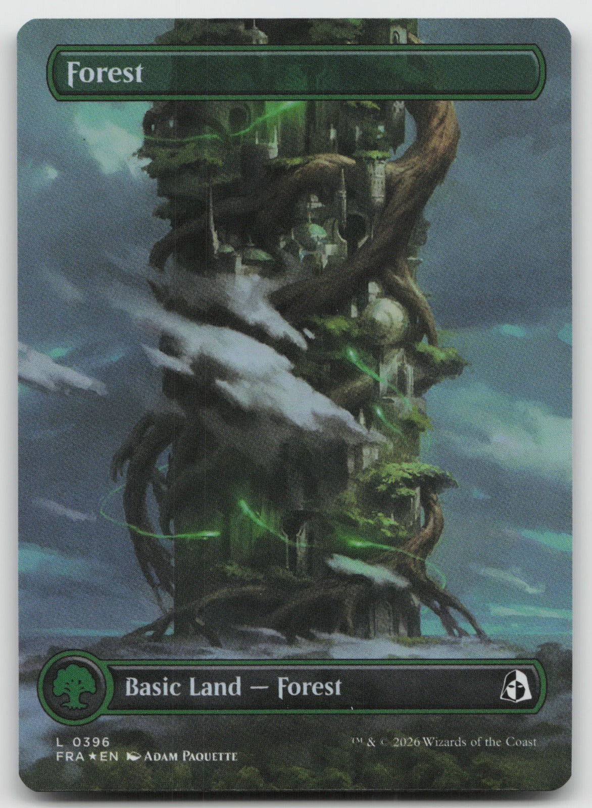 Forest (Borderless) L Foil Reality Fracture 396 NM