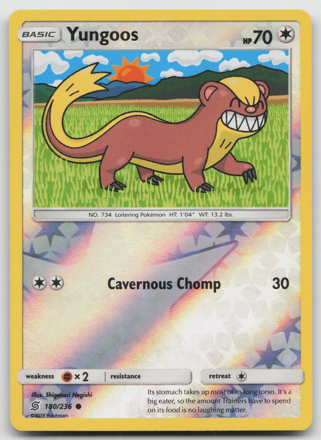 Yungoos Reverse Holo Common SM - Unified Minds 180/236 NM