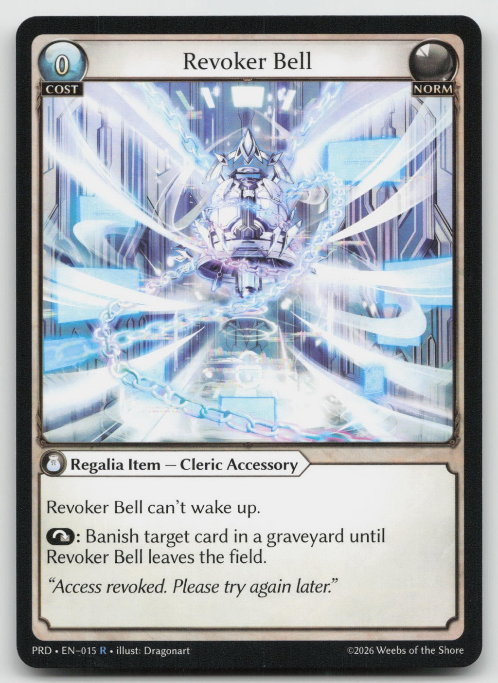 Revoker Bell Rare .asphodel/paradise 015 NM