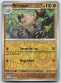 Primeape Common Reverse Holo SV08: Surging Sparks 099/191 NM