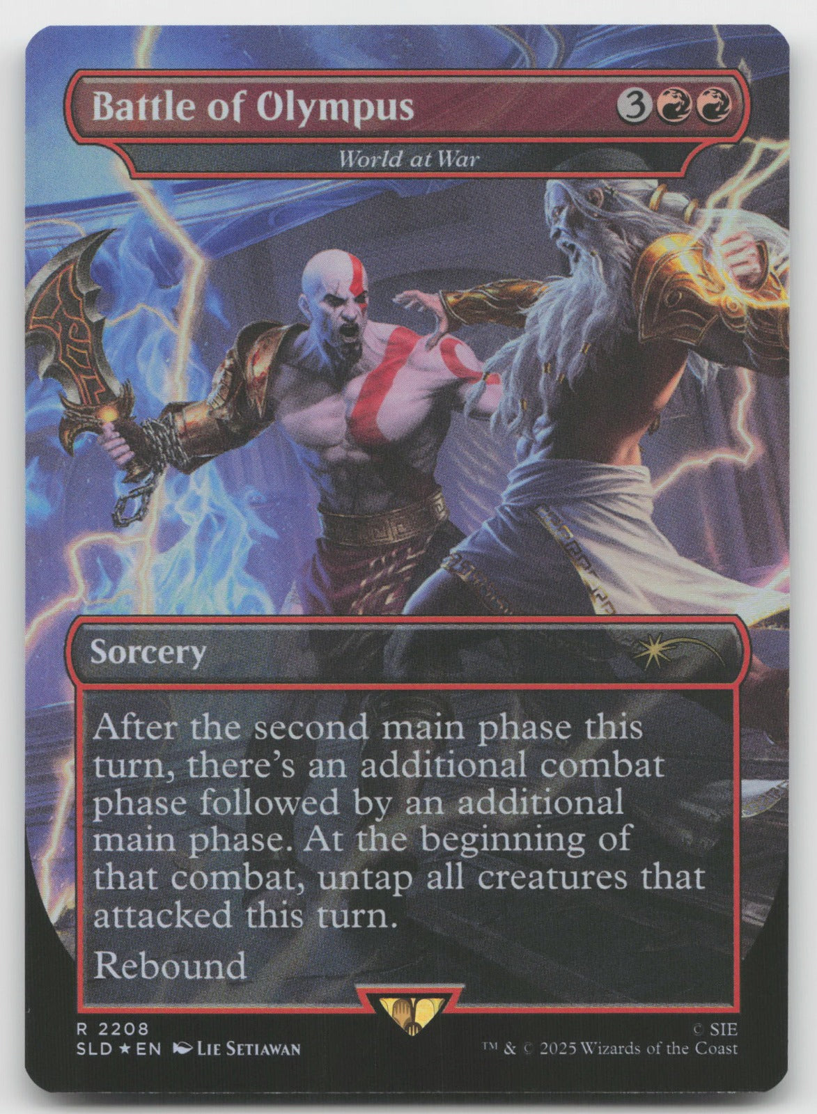 Battle of Olympus - World at War R Foil Secret Lair Drop Series 2208 NM