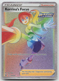 Korrina's Focus (Secret) Rainbow Rare Holo SWSH05: Battle Styles 174/163 LP